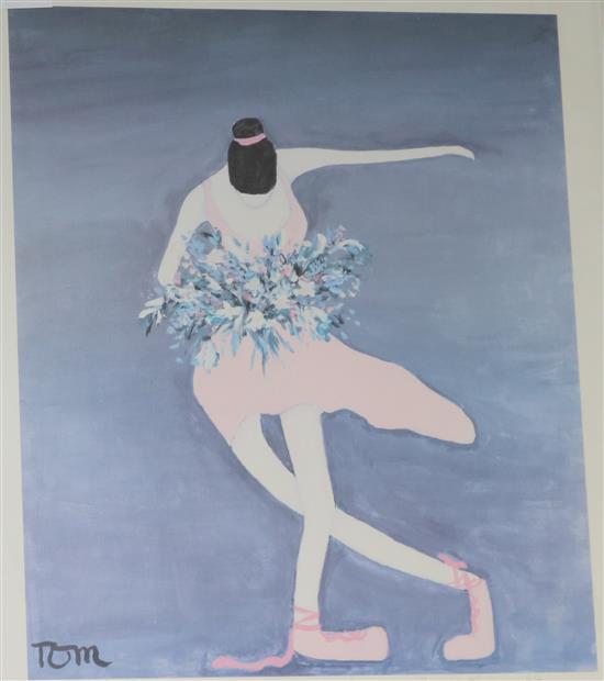 Tommy Steele, limited edition signed print Take A Bow 62 x 46cm.